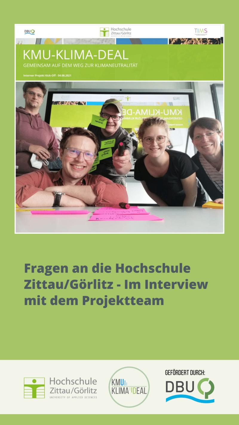 Fragen an die Hochschule Zittau/Görlitz - Im Interview mit dem Projektteam